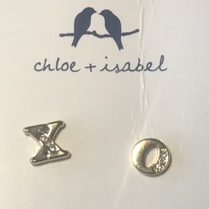 XO Hugs and Kisses stud earrings